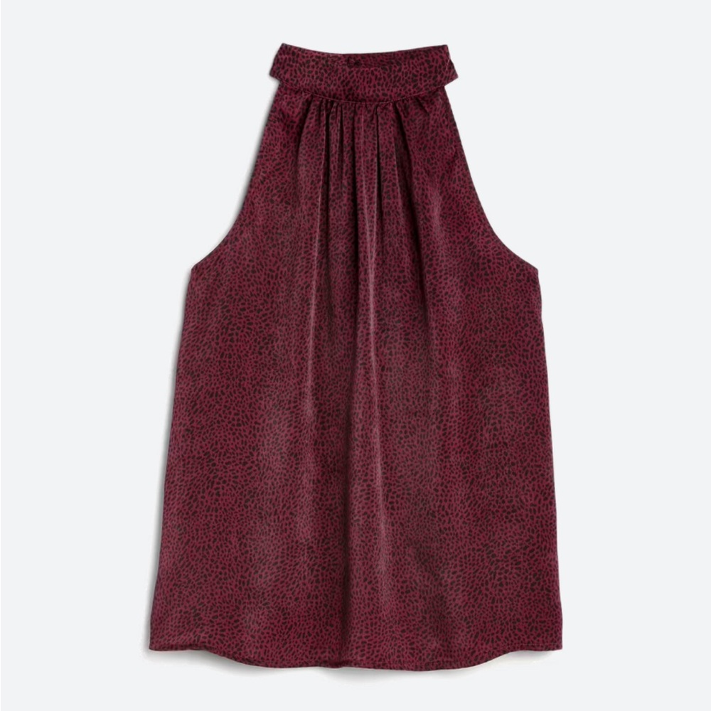 Liverpool sleeveless halter neck blouse